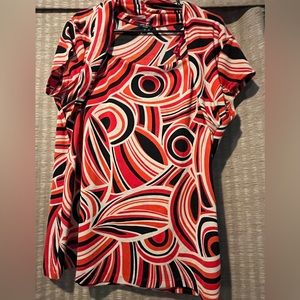 Multicolored Nine West blouse 1X